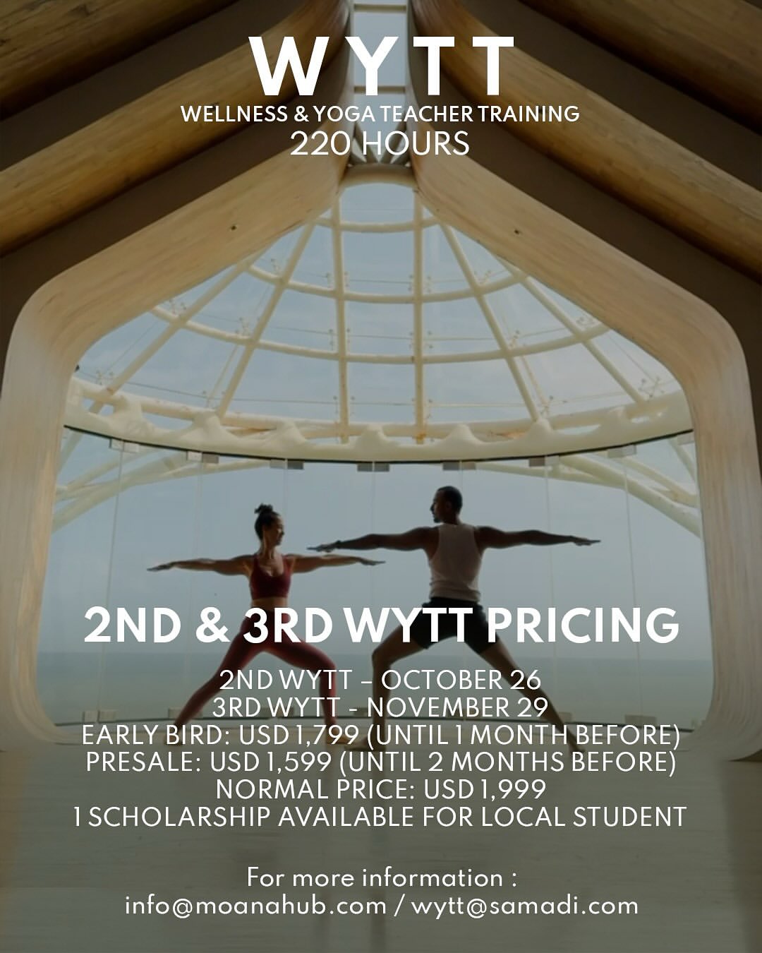 2nd & 3rd WYTT Moana Wellness Hub