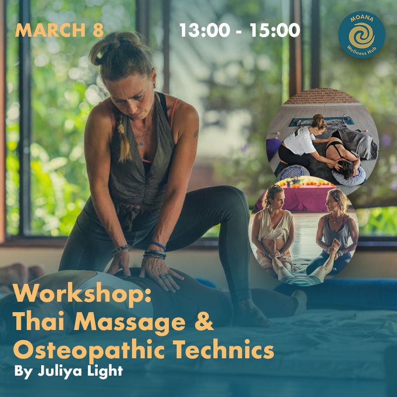 Workshop Thai Massage & Osteopathic Technics Moana Wellness Hub